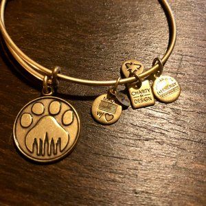 Alex and Ani Paw Print Bracelet